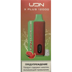 Электронная сигарета UDN X Plus 12000 Арбуз Лёд